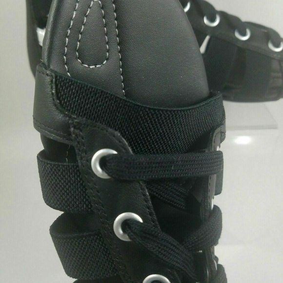 NIKE WOMEN'S GLADIATEUR II SANDALS BLACK SILVER - Picture 5 of 8